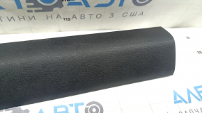 Ornamente prag interior Audi A4 B9 17-25 negru, față dreapta, zgârieturi