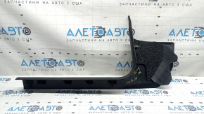 Ornamente prag interior Audi A4 B9 17-25 negru, față dreapta, zgârieturi
