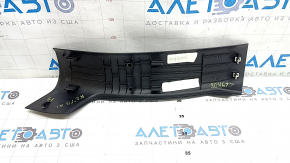 Накладка порога задняя левая Jeep Cherokee KL 14-23 черная, царапины