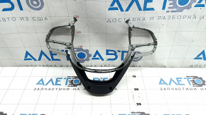Накладка руля Jeep Cherokee KL 19-23 темно-серая, с 3х частей, надломаны крепления