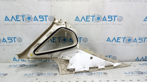 Накладка задней стойки верхняя правая VW Passat b7 12-15 USA бежевая тип 1, царапины