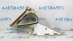 Ornament stâlp spate dreapta sus pentru VW Passat b7 12-15 SUA, bej, tip 2, necesită curățare, zgârieturi