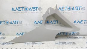 Накладка задней стойки правая VW Passat b8 16-19 USA серая, царапины