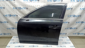 Дверь в сборе передняя левая Audi A4 B9 17-19 keyless, черный LY9B, царапины на молдинге