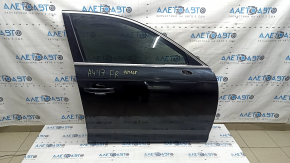 Дверь в сборе передняя правая Audi A4 B9 17-19 черный LY9B, keyless, царапины на молдинге, тычка