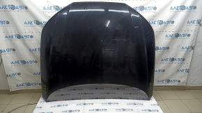 Капот голый Audi A4 B9 17-20 сталь, черный LY9B, сколы, песок