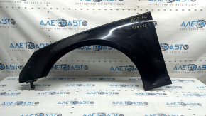 Aripă stângă față pentru Audi A4 B9 17-19 cu suporturi, negru LY9B