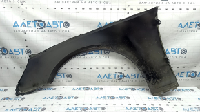 Крыло переднее правое Audi A4 B9 17-19 с кронштейном, черный LY9B