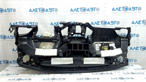 Торпедо передняя панель с AIRBAG Jeep Cherokee KL 19-19 черная