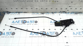 Кронштейн ручки открытия капота Audi A4 B9 17-25 с тросиками, сломано крепление тросика