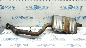 Țeavă de eșapament Audi A4 B9 17-25 2.0T tip 2, plasă ruptă, ruginită