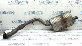 Приемная труба Audi A4 B9 17-25 2.0T тип 2, надорвана сетка, ржавая