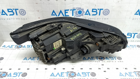 Фара передняя левая в сборе Jeep Cherokee KL 19-23 LED, под полировку, паутинка