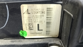 Фара передняя левая в сборе Jeep Cherokee KL 19-23 LED, под полировку, паутинка