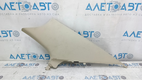Накладка задней стойки правая VW Jetta 11-18 USA бежевая, царапины, надлом крепления