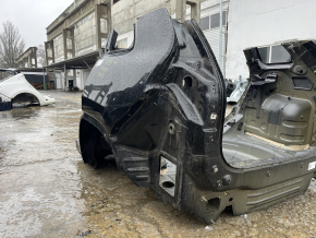 Четверть крыло задняя левая Jeep Cherokee KL 19-23 на кузове, черная, крашенная, тычка
