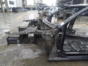 Четверть передняя левая Audi A4 B9 17-20 на кузове, черная