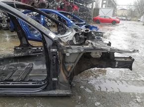 Четверть передняя правая Audi A4 B9 17-20 на кузове, черная