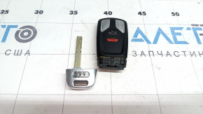 Ключ smart Audi A4 B9 17-21 тип 2, 4 кнопки, потерт, царапины, тычки