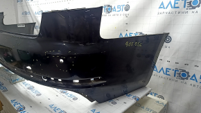 Bara spate nefinisată pentru Audi A4 B9 17-19 S-Line, pentru 4 senzori de parcare, cu suport central, fără mufă, neagră, lovituri, zgârieturi, suporturi rupte