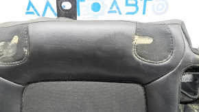Подушка заднего ряда сидений Jeep Cherokee KL 19-22 кожа черная + ткань, примята, под химчистку