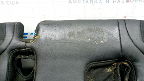 Подушка заднего ряда сидений Jeep Cherokee KL 19-22 кожа черная + ткань, примята, под химчистку