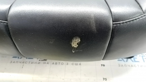 Подушка заднего ряда сидений Jeep Cherokee KL 19-22 кожа черная + ткань, примята, под химчистку
