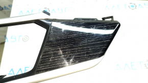 Накладка передней панели левая BMW X7 G07 19-22 под дерево Fineline/metal, с подсветкой, царапины, потёрто