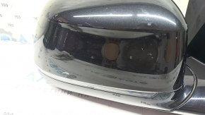 Ansamblu oglindă retrovizoare dreapta pentru BMW X7 G07 19-22, 9 pini, semnalizare, încălzire, memorie, BSM, cameră, Shadow-Line, negru, zgârieturi, nisip