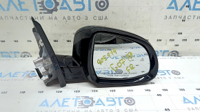 Ansamblu oglindă retrovizoare dreapta pentru BMW X7 G07 19-22, 9 pini, semnalizare, încălzire, memorie, BSM, cameră, Shadow-Line, negru, zgârieturi, nisip