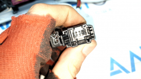 Ornamente panou față dreapta BMW X7 G07 19-22, Fineline/lemn metalic, cu iluminare din spate, zgârieturi