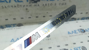 Prag ușă stânga față pentru BMW X7 G07 19-26, cromat cu iluminare din spate, M-Sport, zgârieturi, crestături