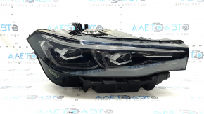 Фара передняя правая в сборе BMW X7 G07 19-22 LED с кронштейном и уплотнителем, песок, мелкие царапины