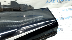 Фара передняя левая в сборе BMW X7 G07 19-22 LED с кронштейном и уплотнителем, песок, царапины, сломано крепление
