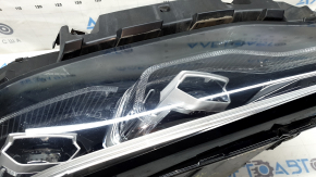 Фара передняя левая в сборе BMW X7 G07 19-22 LED с кронштейном и уплотнителем, песок, царапины, сломано крепление