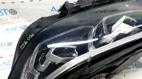 Фара передняя левая в сборе BMW X7 G07 19-22 LED с кронштейном и уплотнителем, песок, царапины, сломано крепление