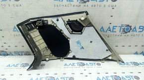 Накладка задней стойки задняя левая BMW X7 G07 19-26 алькантара Schwarz под динамик, с заглушкой, царапины