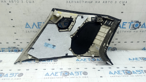 Накладка задней стойки задняя правая BMW X7 G07 19-26 алькантара Schwarz под динамик, с заглушкой, царапины