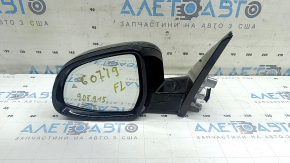 Зеркало боковое левое в сборе BMW X7 G07 19-22 поворотник, подогрев, память, автозатемнение, BSM, камера, Shadow-Line, 9 пинов, черное, песок