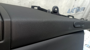 Ornamente arc superior spate dreapta BMW X7 G07 19-22, piele Vernasca, Schwarz, inserție lemn Fineline/metal cu mulaj, cotieră din piele neagră, îndoită, zgârieturi, lovituri, elemente de fixare rupte