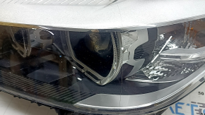 Фара передняя левая в сборе BMW 5 G30 17-20 LED Corona Rings S524A с креплением, под полировку