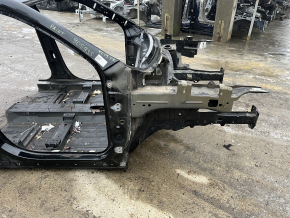 Четверть передняя правая Jeep Cherokee KL 19-23 на кузове, черная, крашенная