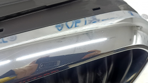 Решетка радиатора grill в сборе BMW 5 G30 17-22 с жалюзи дефлектором радиатора, с моторчиком, хром, песок, вздулся хром, царапины
