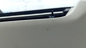Торпедо передняя панель с AIRBAG BMW 5 G30 17-23 кожа черная с Elfenbein-Weiss, под чистку, ржавый пиропатрон
