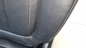 Сидение 2 ряда правое BMW X7 G07 19-22 с airbag, электрическое, подогрев под 6 мест, кожа Vernasca, Schwarz, царапины