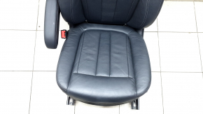 Сидение 2 ряда левое BMW X7 G07 19-22 с airbag, электрическое, подогрев, под 6 мест, кожа Vernasca, Schwarz, потёртость на коже
