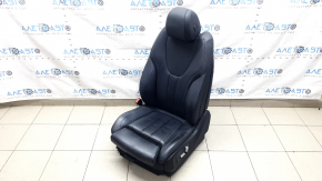Водительское сидение BMW X7 G07 19-22 с airbag, электрическое, подогрев, память, кожа Vernasca, Schwarz, Sport, царапины