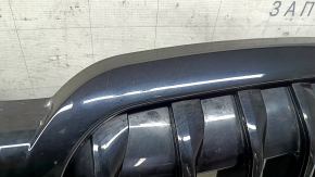 Решетка радиатора grill BMW X7 G07 19-22 без ночного видения, под камеру, Shadow Line, сломано крепление, песок, скол
