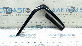 Bandă bară față stânga pentru BMW X7 G07 19-22, negru lucios, M-Sport, nisip, zgârieturi