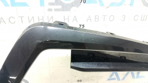 Молдинг переднего бампера левый BMW X7 G07 19-22 черный глянец, M-Sport, песок, царапины